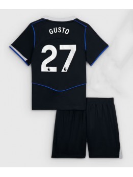 Billige Chelsea Malo Gusto #27 Tredjedraktsett Barn 2025-26 Kortermet (+ Korte bukser)